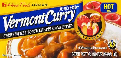 House foods, vermont curry soup mix, apple & honey House Foods, House Foods Corporation 230 g, code 0077377048690