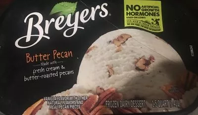 Breyers, frozen dairy dessert, butter pecan Breyers, Unilever 1,41 L, code 0077567254405