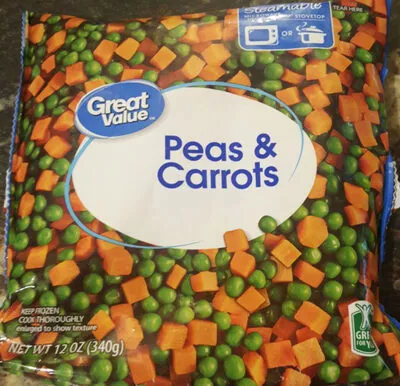 Peas and Carrots Great Value 12 oz, code 0078742237381