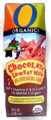 Chocolate Lowfat Milk O Organics 8 FL OZ (236 mL), code 0079893601700
