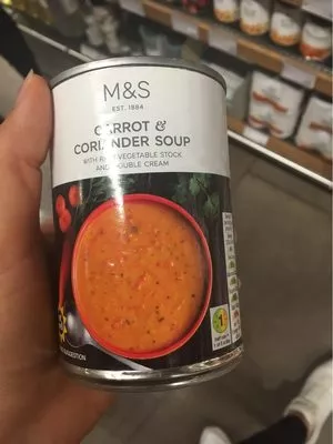 Carrot Coriander Soup Marks & Spencer 400 g e, code 00816380