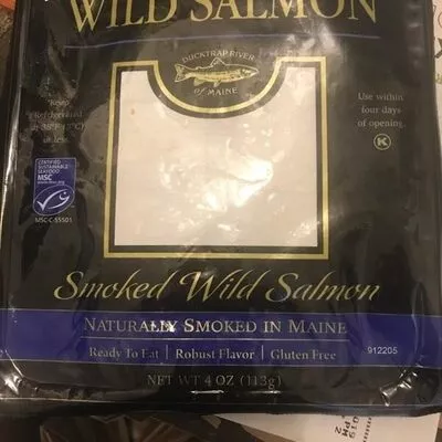 Smoked wild sockeye salmon Ducktrap , code 0082674039197