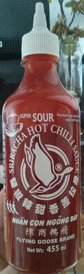 Super Sour Sriracha Hot Chilli Sauce Flying Goose Brand, Exotic Foods PCL 455 ml, code 0087666052826