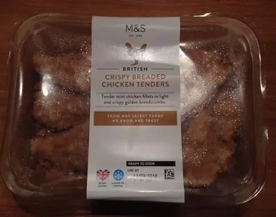 Crispy Breaded Chicken Tenders Marks & Spencer 300 g, code 00894418