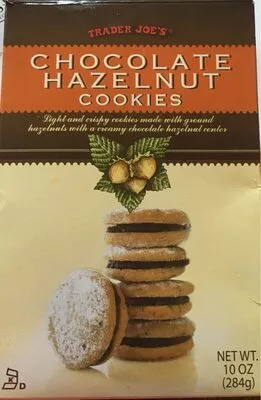 Chocolate Hazelnut cookies Trader Joe's 10 oz, code 00938549