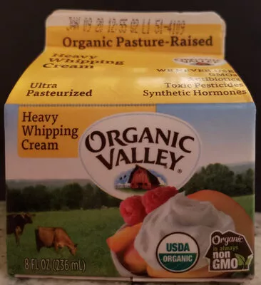 Organic valley, heavy whipping cream Organic Valley,   Cooperative Regions Of Organic Producer Pools , code 0093966000344