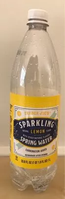 Sparkling lemon spring water Trader Joe's , code 00940306