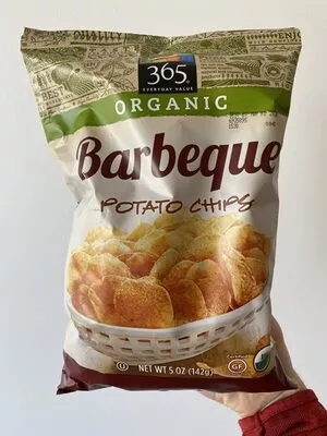 365 everyday value, potato chips, barbeque 365 Everyday Value, Whole Foods Market  Inc. 5 oz, code 0099482444204