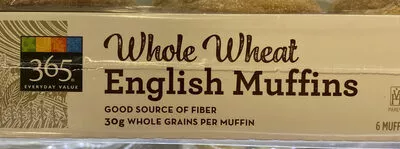 365 everyday value, whole wheat english muffins 365 Everyday Value, Whole Foods Market  Inc. , code 0099482449582