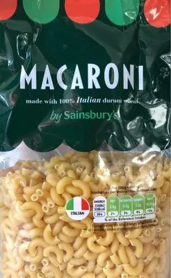 Macaroni By Sainsbury's,  Sainsburys , code 01011289