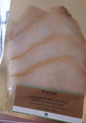 saumon fumé sauvage Kaviari 100 g, code 01057017853105861016145