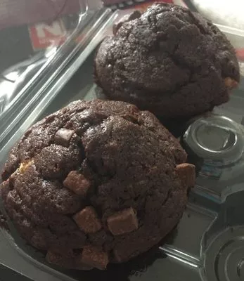 Sainsburry's triple chocolate muffin Sainsbury's , code 01141849