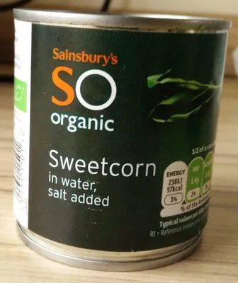 Sainsbury's Organic Sweetcorn Sainsbury's, Sainsbury's Organic 150g, code 01311501