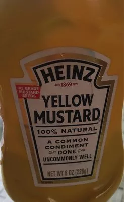 Yellow mustard Heinz , code 01321100