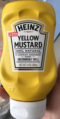 Yellow mustard 100% natural Heinz , code 01321207