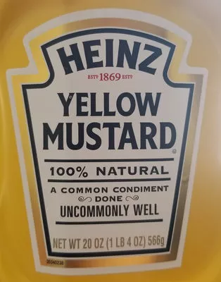 Yellow mustard Heinz , code 01321809