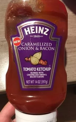 Caramelized onion & bacon tomato ketchup, caramelized onion & bacon Heinz , code 01382606