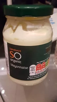 SO organic Mayonnaise Sainsbury's, Sainsburys , code 01784060