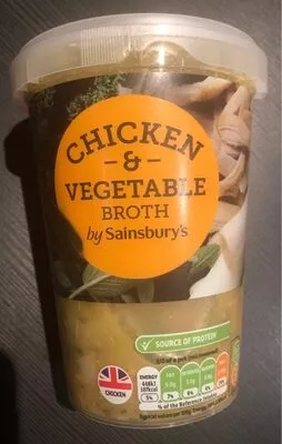 Chicken & Vegetable broth By Sainsbury's , code 01800982