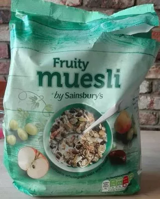 Fruity muesli Sainsbury's 750g, code 01817966