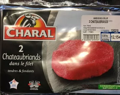 2 Chateaubriands Charal 300 g, code 0249890079707