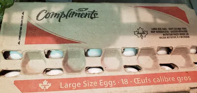 Eggs Compliments 18 eggs, code 03260100