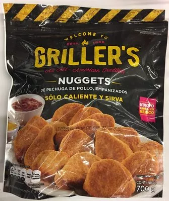 Nuggets de pechuga de pollo Empanizados Grillers 700 g, code 04082116