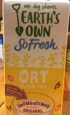 So Fresh Unsweetened original oat beverage Earth's Own 1,75 L, code 0626027811025