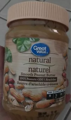 Natural smooth peanut butter Gréât value , code 0628915641769