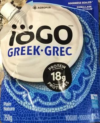 Greek Yogurt Plain 0% M. F. IOGO 750g, code 0629025442109