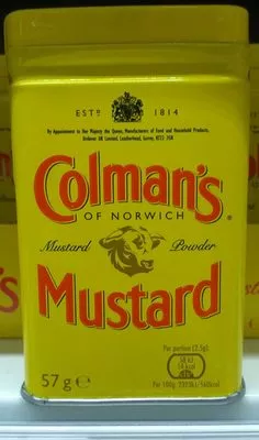 Colman's Mustard of Norwich (powder) Colman's, Unilever 57 g e, code 0667803000707