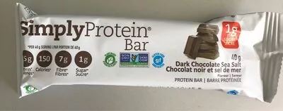 Protein bar Chocolate Sea Salt / barre protéinée Simply Protein , code 0686207006122