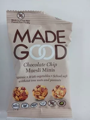 Billes De Cereales Granola Chocolat Made Good 24 g, code 0687456222011