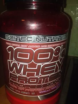 100% Whey Protein Professional - 920 g - Vanille Scitec nutrition , code 0728633102372
