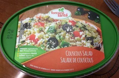 Salade Couscous Fontaine Santé 375g, code 0770333010051