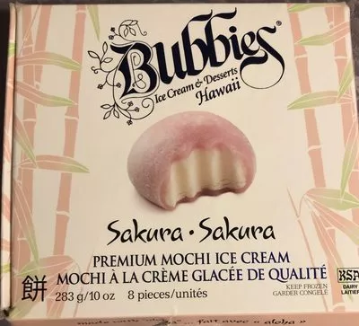 Premium mochi ice cream Bubbies 283 g, code 0787325102731