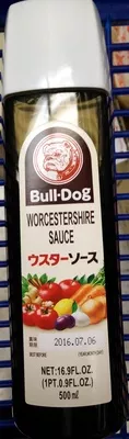 Worcestershire Sauce Bull-Dog 16.9 fl. oz (1 pt 0.9 fl. oz) 500 mL, code 0787811011158