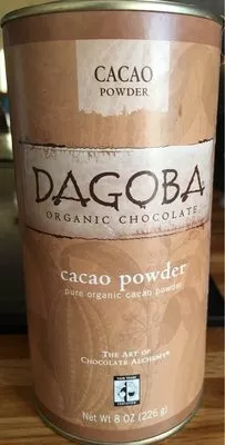 Cacao Powder Dagoba, Dagoba Organic Chocolate 226 g, code 0810474006022