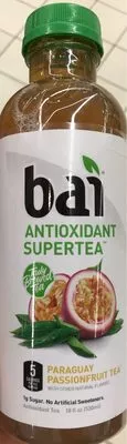 Bai, antioxidant supertea, bottled tea, paraguay passionfruit Bai, Bai Brands Llc, Bai Supertea 530 ml, code 0813694023480