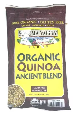 Organic quinoa ancient blend Sonoma Valley , code 0834751000039
