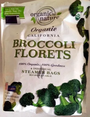 Organic California Broccoli florets Organic by nature , code 0846358000602