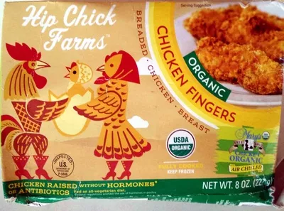 Hip chick farms, organic chicken fingers Hip Chick Farms,  Hip Chick Farms  Inc. 8 OZ, code 0855559005019