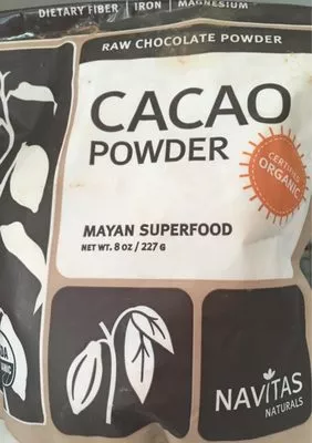 Organic cacao powder Navitas Naturals , code 0858847000871