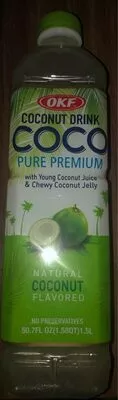 Coconut Drink Coco Pure Premium Okf Corporation 1.5 L, code 0884394000552