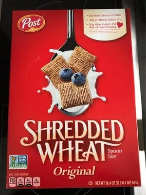 Original 100% whole grain shredded wheat cereal Post,  Post Foods  Llc 465 g, code 0884912180629