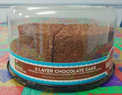 3 Layer Chocolate Cake Wellsley Farms 1.39 kg, code 0888670020470