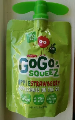 GoGo Squeez Apple Strawberry Materne 3.2 oz / 90 g, code 0890000001011