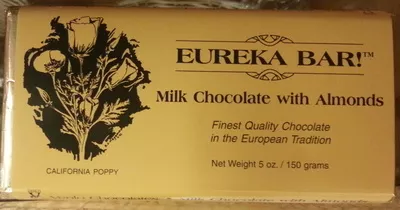 Milk Chocolate with Almonds Eureka Bar! 5 oz (150 g), code 0894162002152