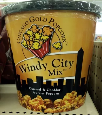 Windy city mix gourmet popcorn Chicago Gold Popcorn , code 0895013200031
