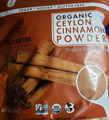 Organic Ceylon Cinnamon Powder Naturevibe Botanicals 454 g, code 1609401315813